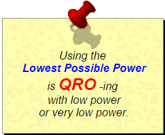 Lowest possible power